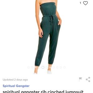 Spiritual Gangster ribbed jumpsuit